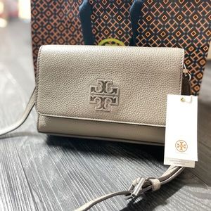 Tory Burch Grey Crossbody Bag NEW with tags